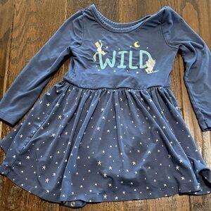 Adorable Little Sleepies “where the wild things are” twirl dress with bodysuit